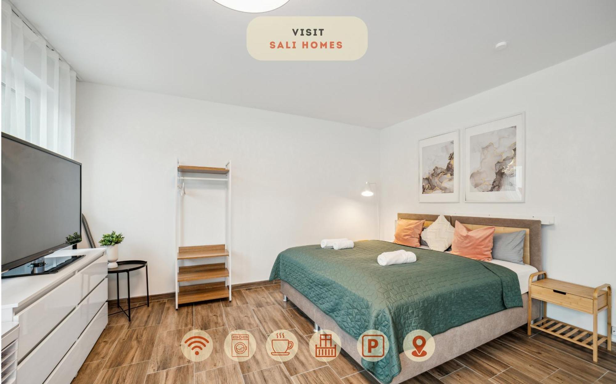 Sali Homes Elegant And Stylish Retreat In Heart Of Bayreuth, Close To River Ngoại thất bức ảnh